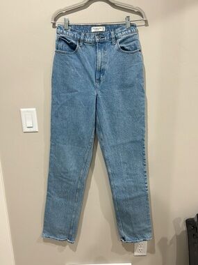 Abercrombie & Fitch High-Rise Light Blue Denim Jeans
